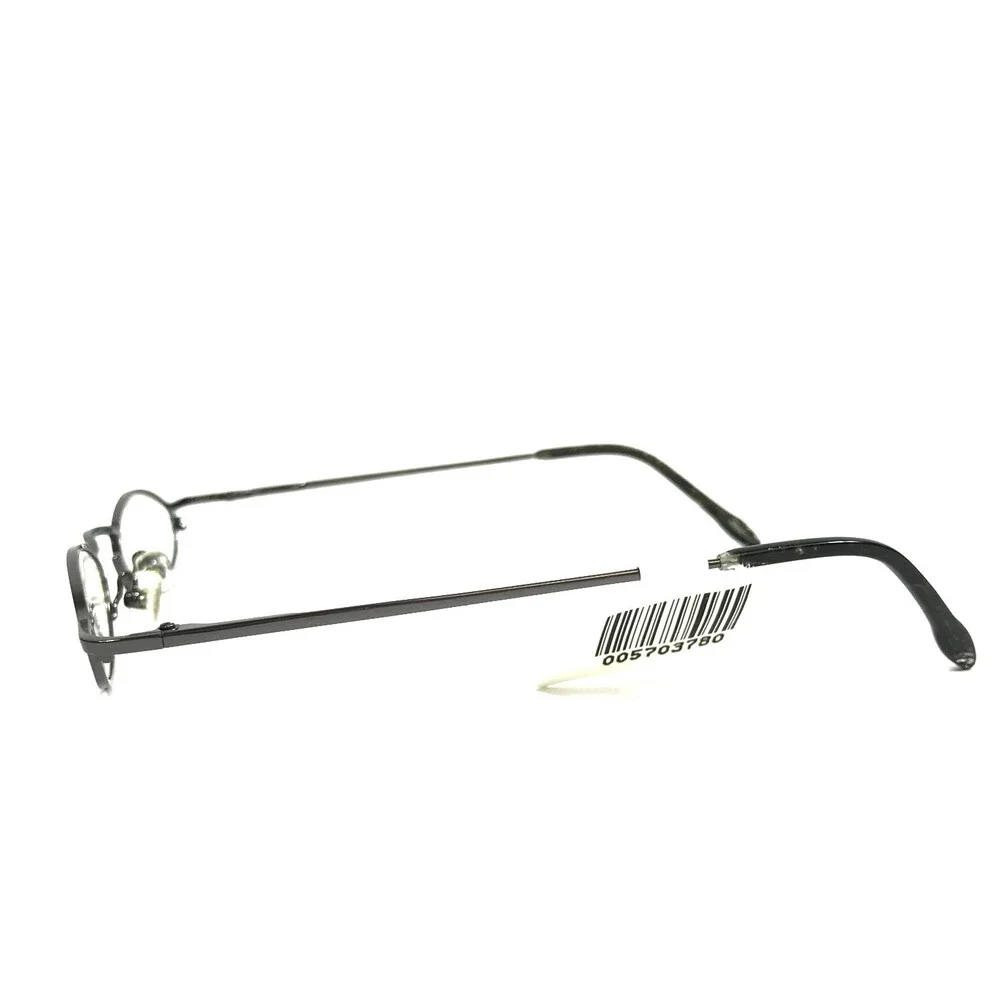ogi Petite Eyeglasses Frames 9010 COL. 12 Polished Gunmetal Gray Oval 42-22-140